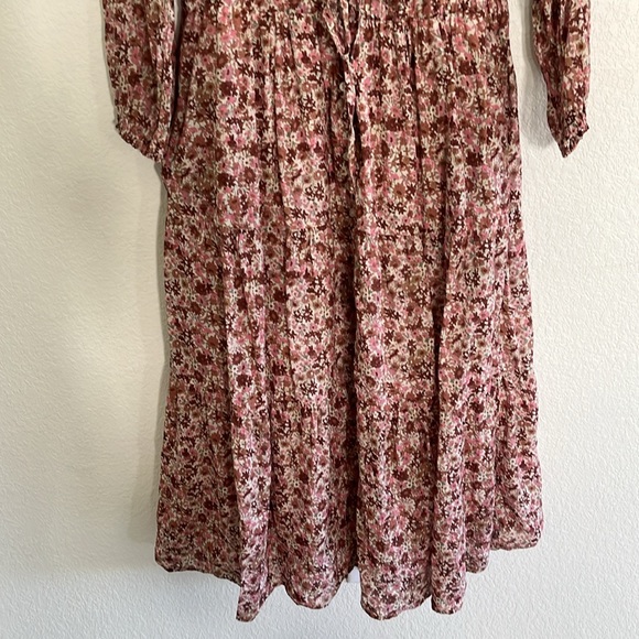 Trovata Birds of Paradis Pink Floral Ainsley B Sylvie Dress - Picture 11 of 14